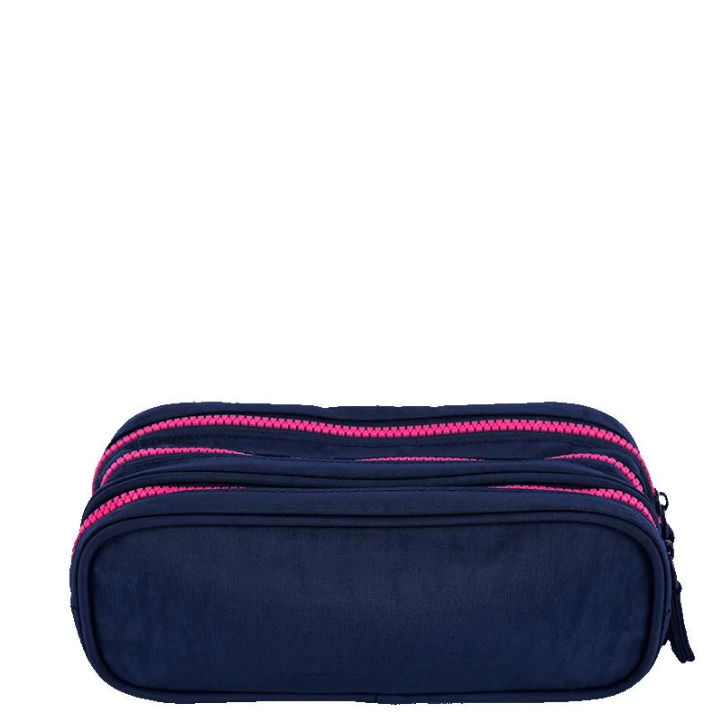 Estojo 3 Compartimentos Crinkle - Azul Neon Azul 3