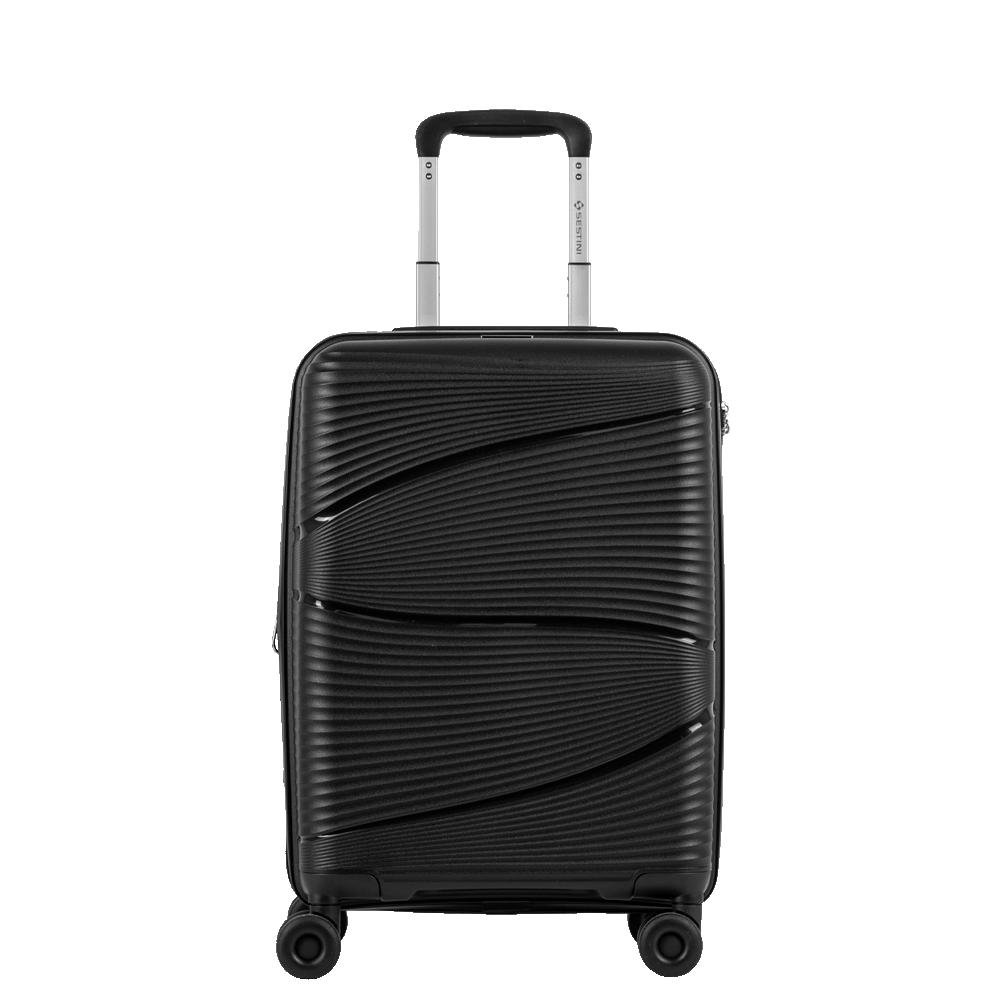 Mala de Viagem Bordo com Rodas 360º PP Joy - Preto