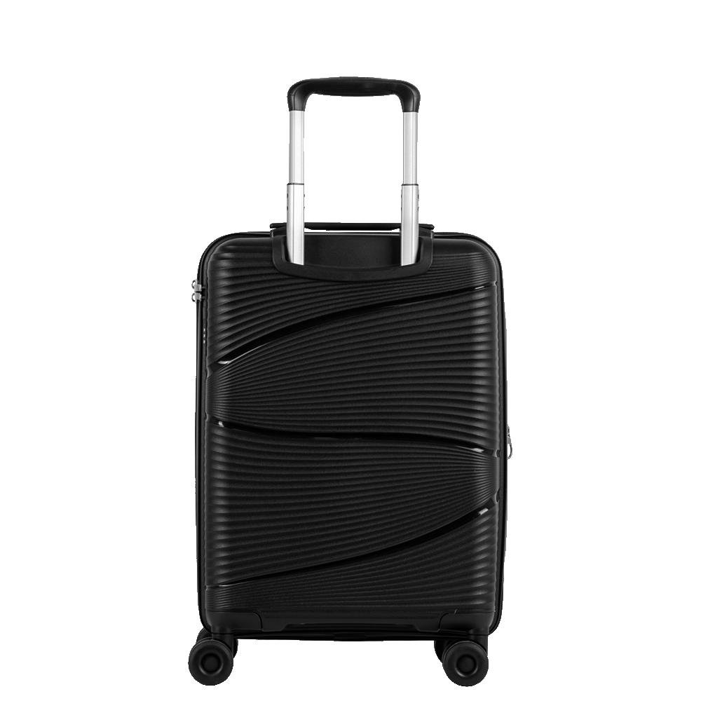 Mala de Viagem Bordo com Rodas 360º PP Joy - Preto Preto 4