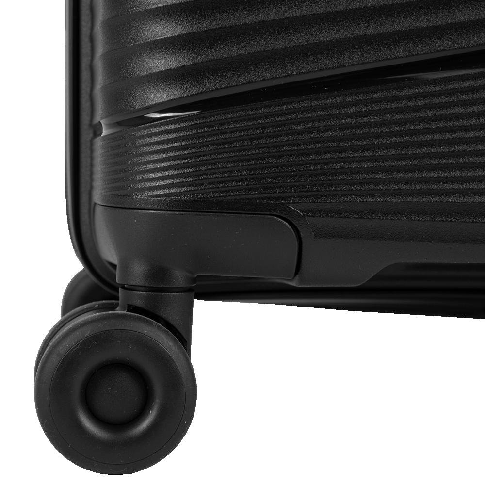 Mala de Viagem Bordo com Rodas 360º PP Joy - Preto Preto 10