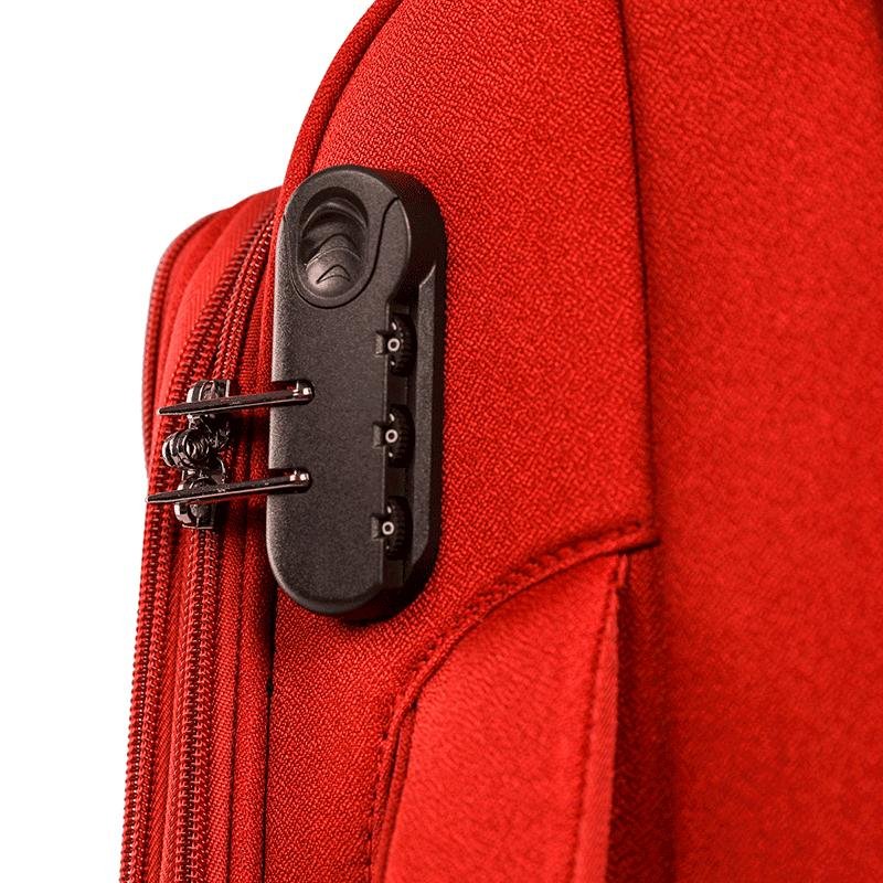 Mala de Viagem Bordo com Rodas Duplas 360° Ultralight 5T Plus Laranja - Telha Laranja 5