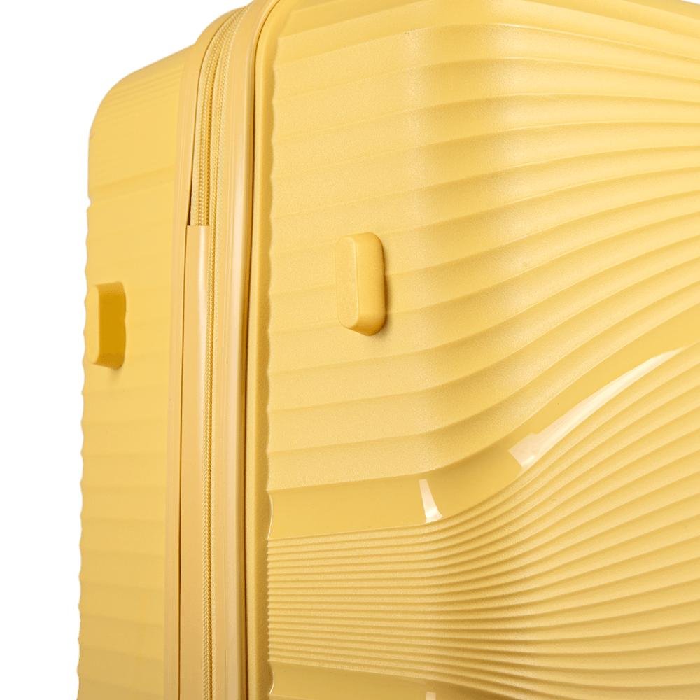Mala de Viagem Grande com Rodas 360º PP Joy - Amarelo Amarelo 10