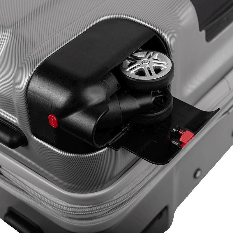 Mala de Viagem Grande com Rodas 360º Wheeless 2T - Prata Prata 11