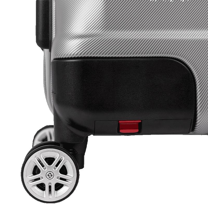 Mala de Viagem Grande com Rodas 360º Wheeless 2T - Prata Prata 13