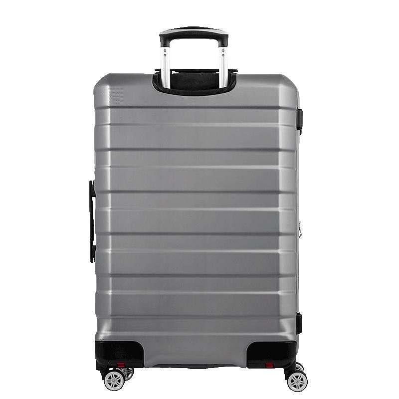 Mala de Viagem Grande com Rodas 360º Wheeless 2T - Prata Prata 4