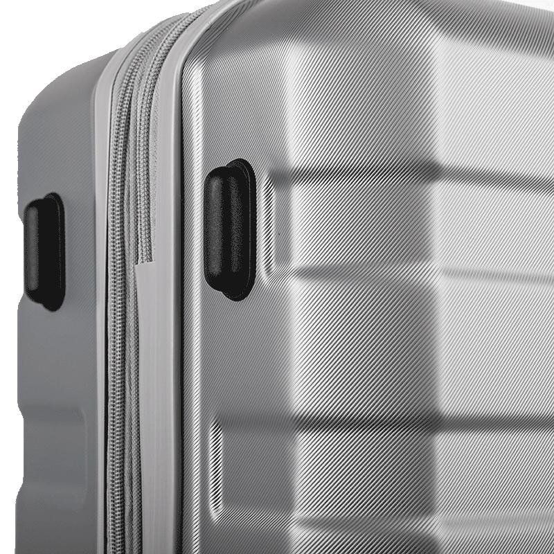 Mala de Viagem Grande com Rodas 360º Wheeless 2T - Prata Prata 7