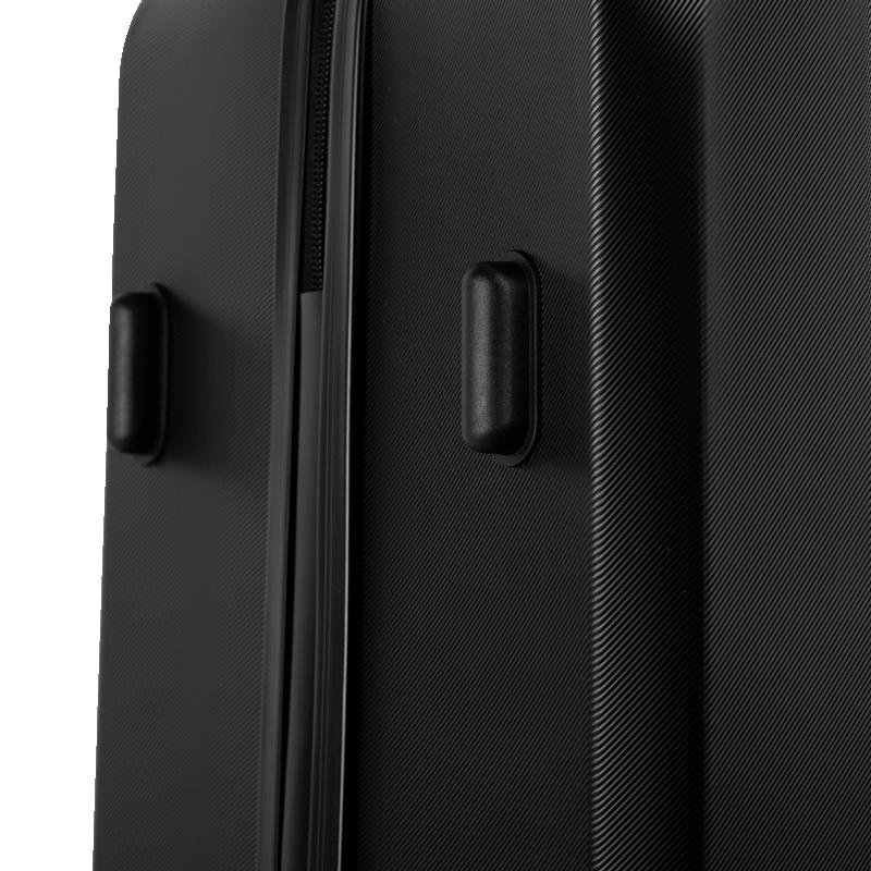 Mala de Viagem Grande Rodas 360 º Uno Racer - Preto Preto 9