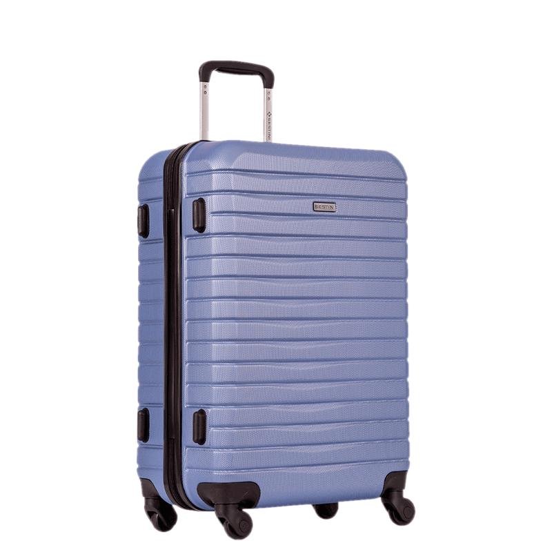 Mala de Viagem Média com Rodas 360° Deluxe - Azul Azul 2