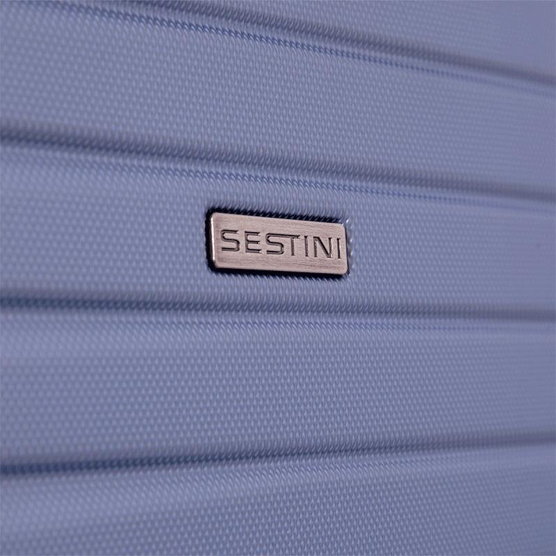 Mala de Viagem Média com Rodas 360° Deluxe - Azul Azul 9