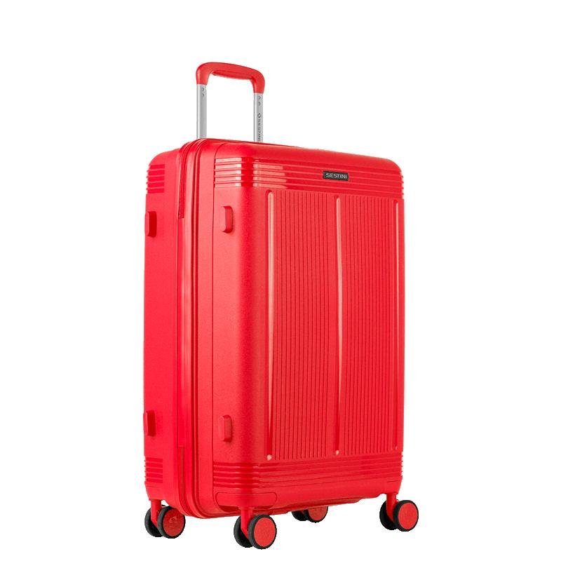 Mala de Viagem Média com Rodas 360° PP Pulse - Vermelho Vermelho 2