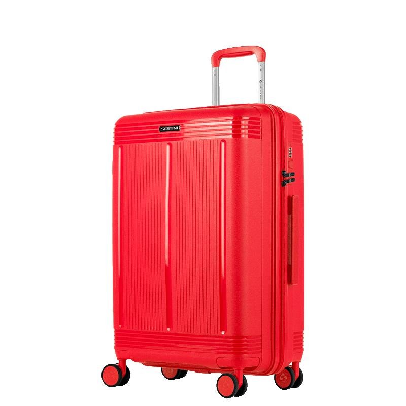 Mala de Viagem Média com Rodas 360° PP Pulse - Vermelho Vermelho 3