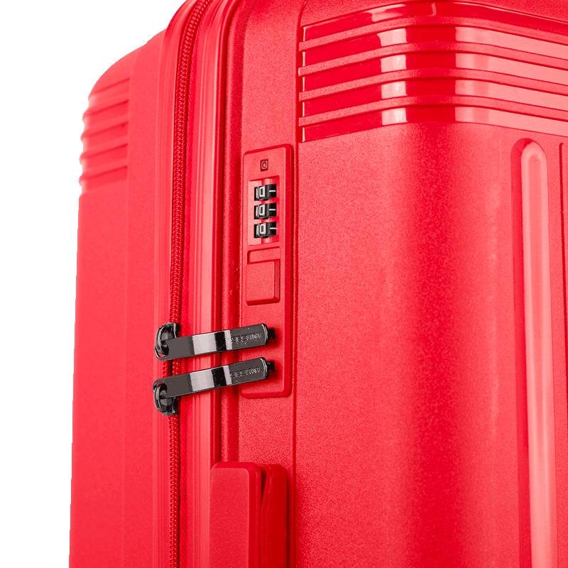 Mala de Viagem Média com Rodas 360° PP Pulse - Vermelho Vermelho 5