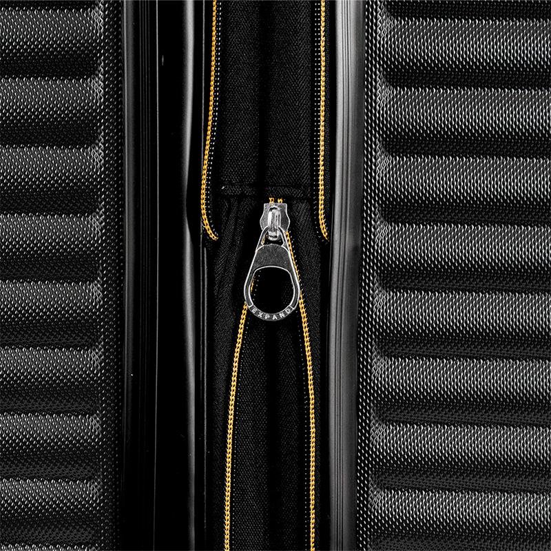 Mala de Viagem Média com Rodas 360° Racer - Preto Preto 8