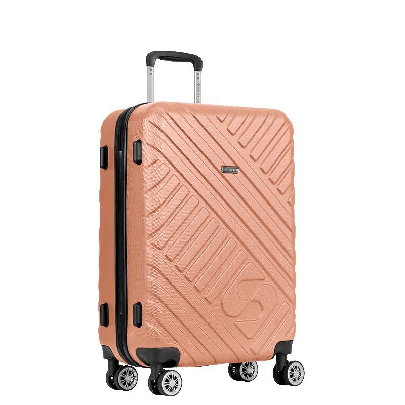 Mala de Viagem Média com Rodas 360° Track Bege - Champagne Bege 2