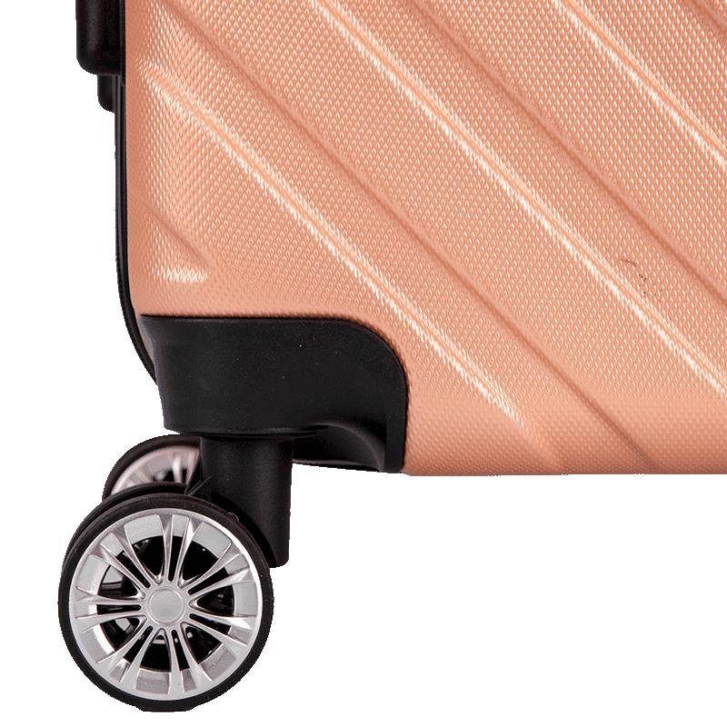 Mala de Viagem Média com Rodas 360° Track Bege - Champagne Bege 11