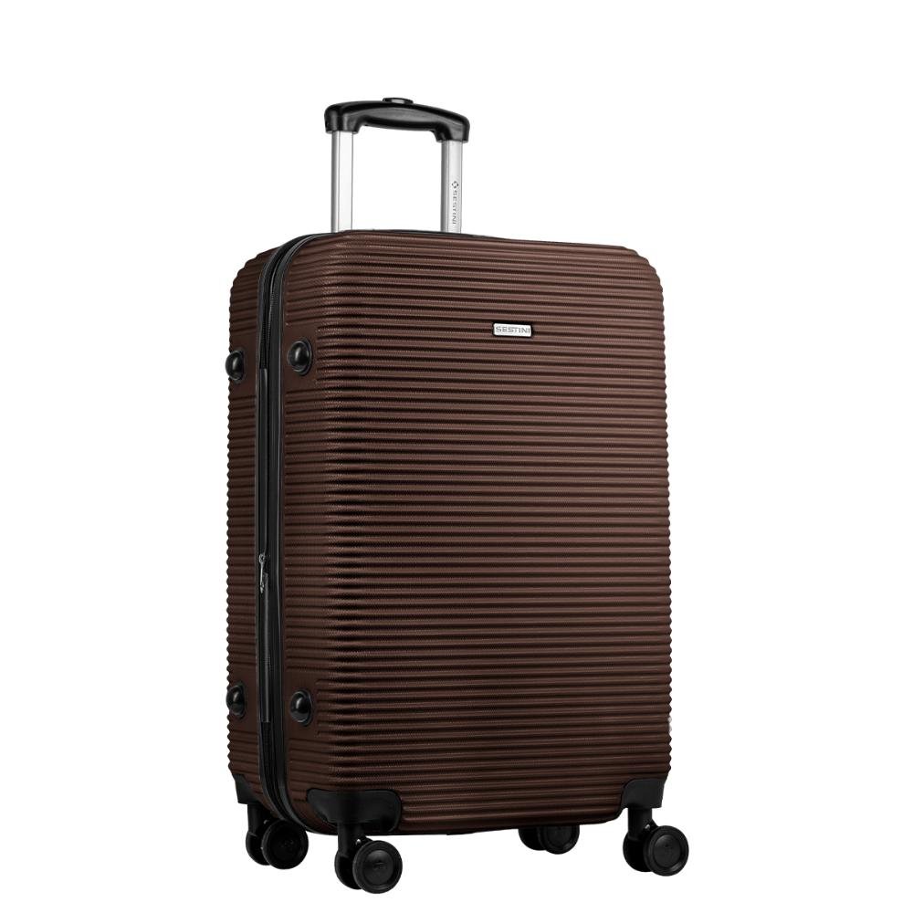 Mala de Viagem Média com Rodas 360º 4 ALL 6T - Bronze Cinza 2