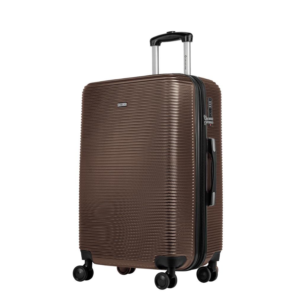 Mala de Viagem Média com Rodas 360º 4 ALL 6T - Bronze Cinza 3