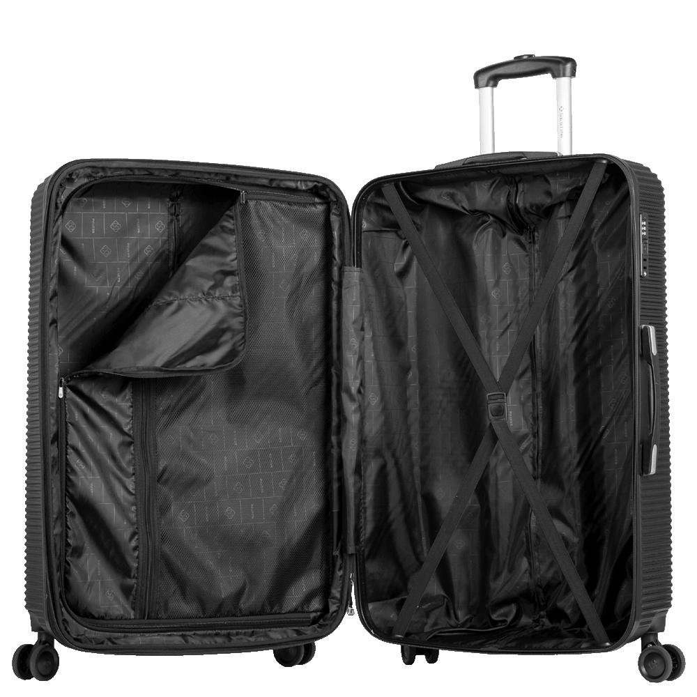 Mala de Viagem Média com Rodas 360º 4 ALL 6T - Preto Preto 5