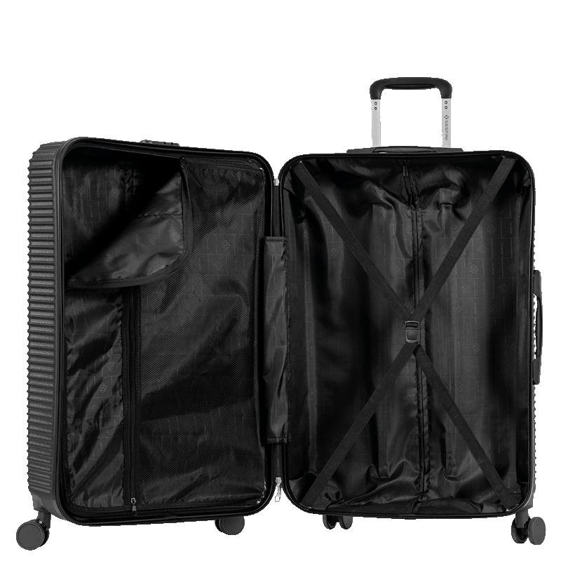 Mala de Viagem Média com Rodas 360º Classy 2 - Preto Preto 5