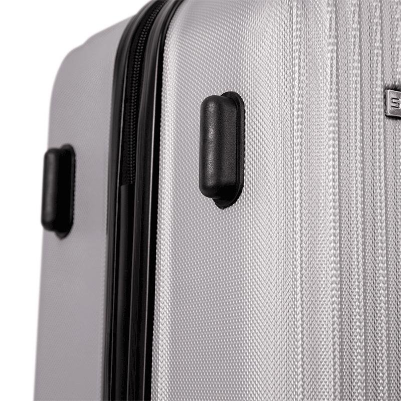 Mala de Viagem Média com Rodas 360º Classy 2 - Prata Prata 8