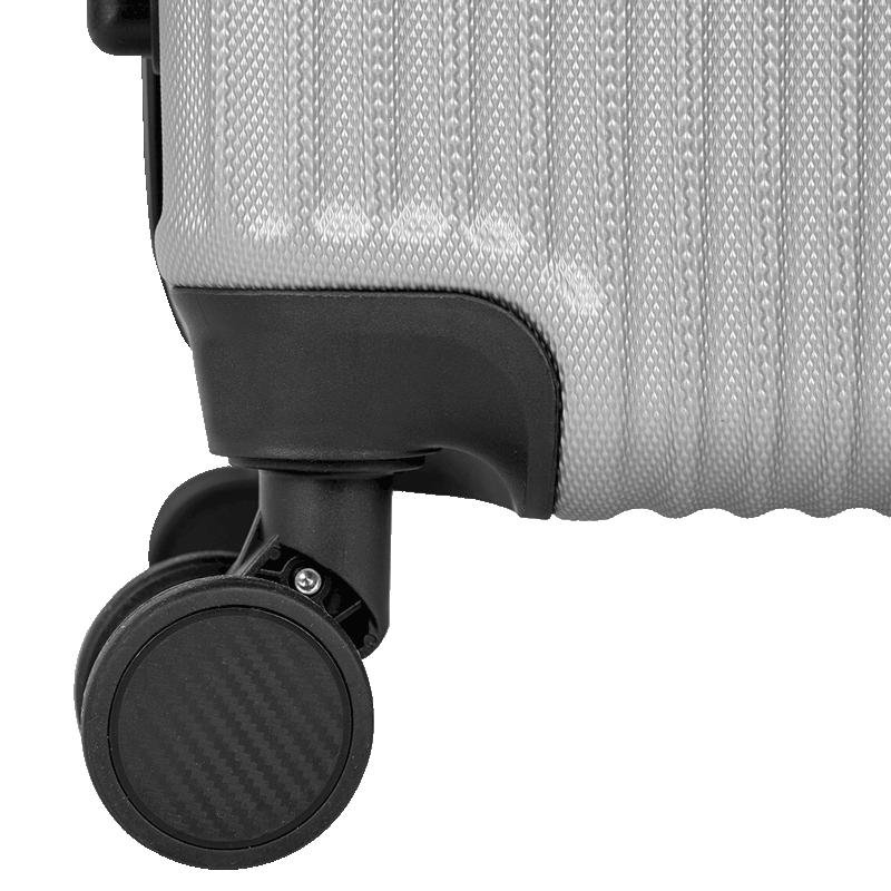 Mala de Viagem Média com Rodas 360º Classy 2 - Prata Prata 10