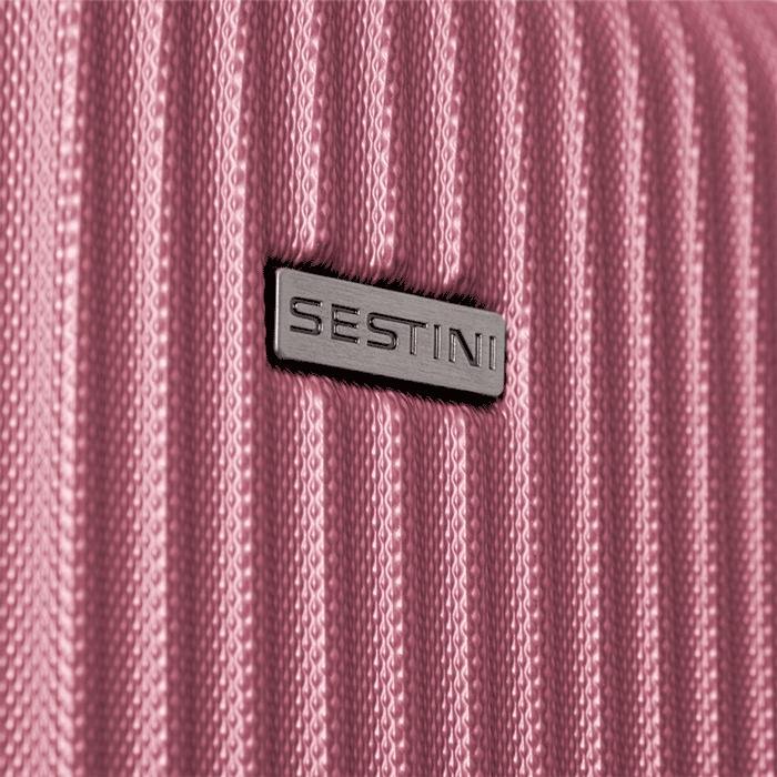 Mala de Viagem Média com Rodas 360º Classy 2 - Rose Rosa 10