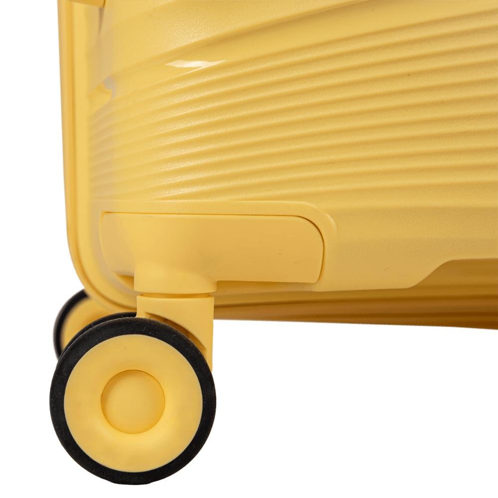 Mala de Viagem Média com Rodas 360º PP Joy - Amarelo Amarelo 7