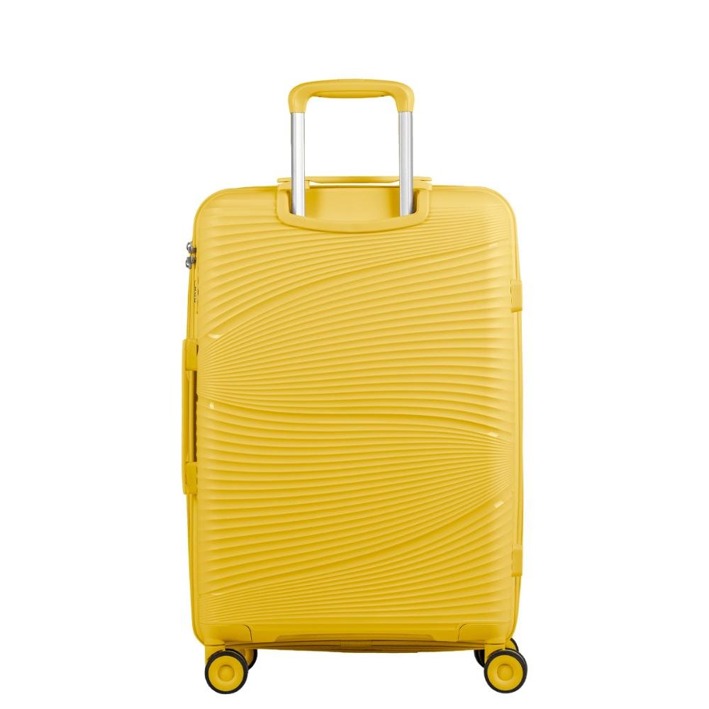 Mala de Viagem Média com Rodas 360º PP Joy - Amarelo Amarelo 9