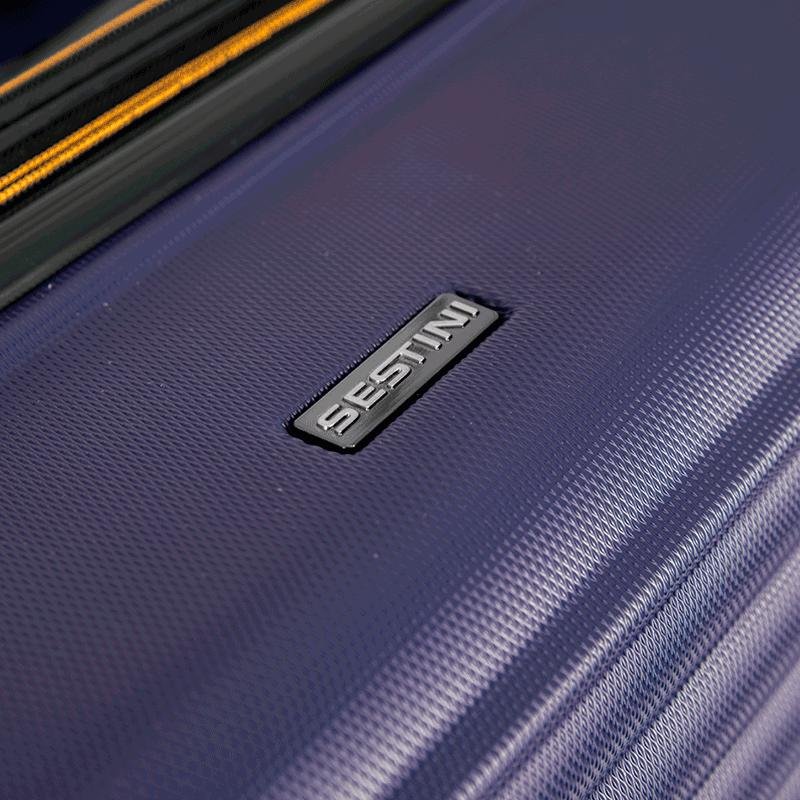 Mala Grande 32 Kg com Rodas 360° Racer - Marinho Azul 13