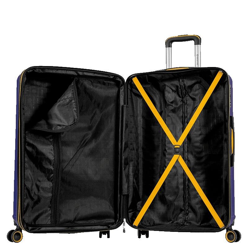 Mala Grande 32 Kg com Rodas 360° Racer - Marinho Azul 5