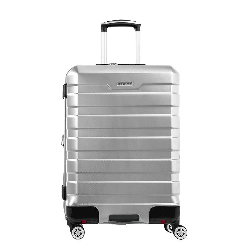 Mala de Viagem Média com Rodas 360º Wheeless 2T - Prata