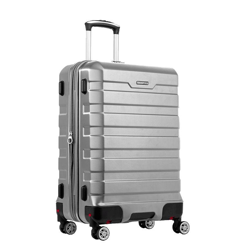 Mala de Viagem Média com Rodas 360º Wheeless 2T - Prata Prata 2
