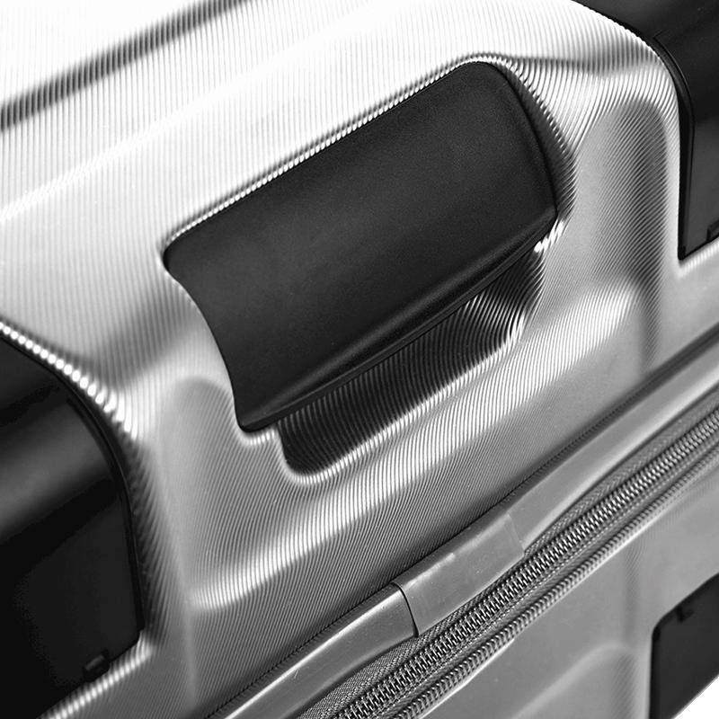 Mala de Viagem Média com Rodas 360º Wheeless 2T - Prata Prata 13
