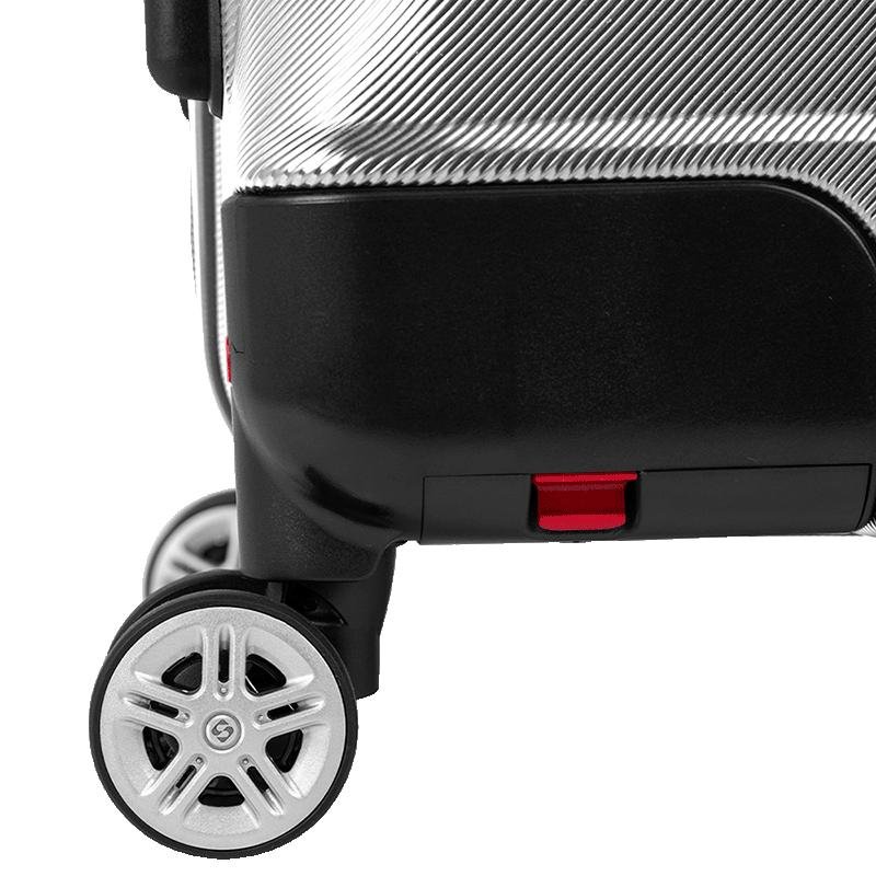 Mala de Viagem Média com Rodas 360º Wheeless 2T - Prata Prata 14