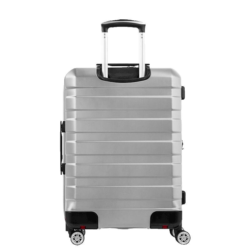 Mala de Viagem Média com Rodas 360º Wheeless 2T - Prata Prata 4