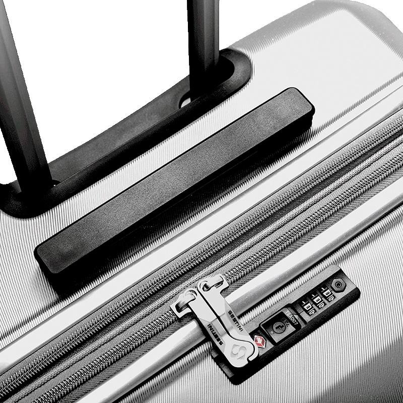 Mala de Viagem Média com Rodas 360º Wheeless 2T - Prata Prata 6