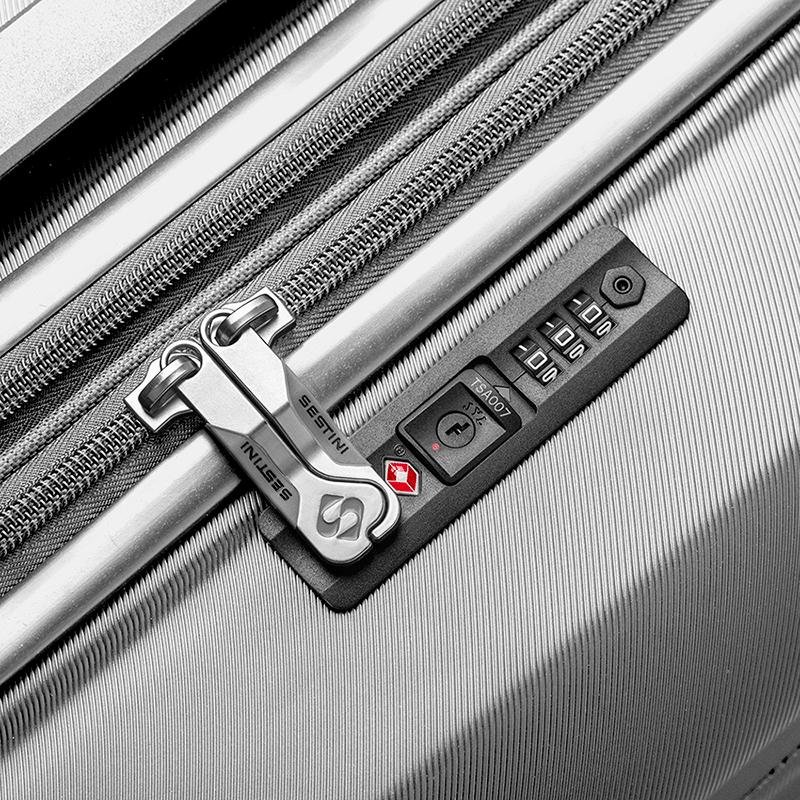 Mala de Viagem Média com Rodas 360º Wheeless 2T - Prata Prata 7