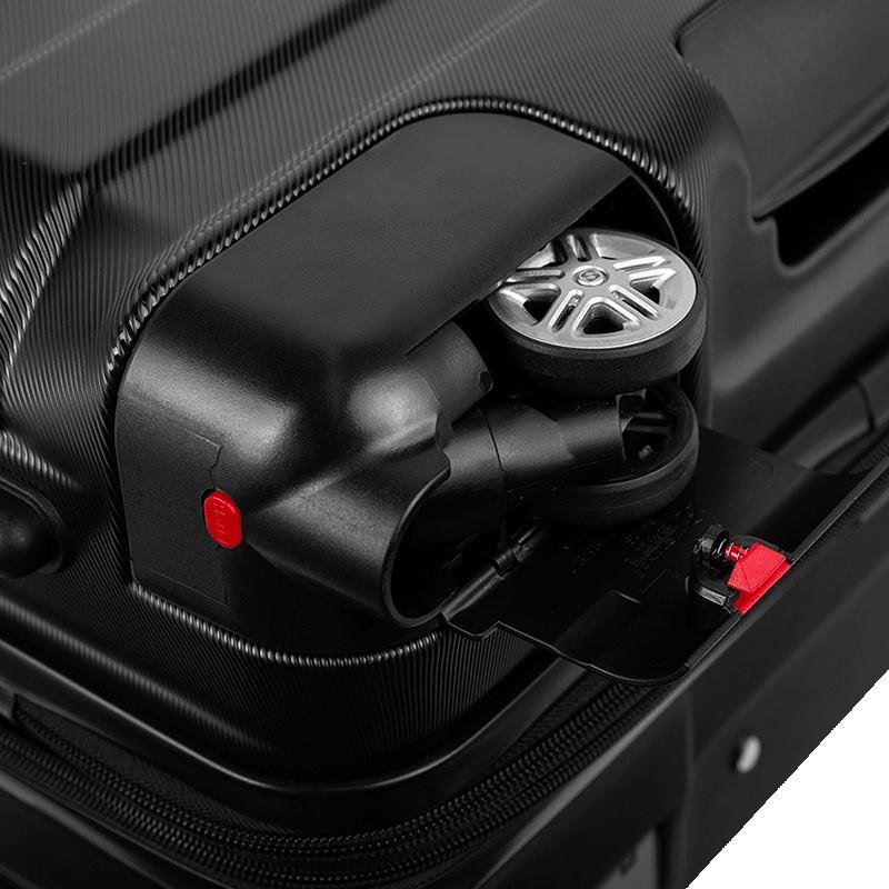 Mala de Viagem Média com Rodas 360º Wheeless 2T - Preto Preto 13