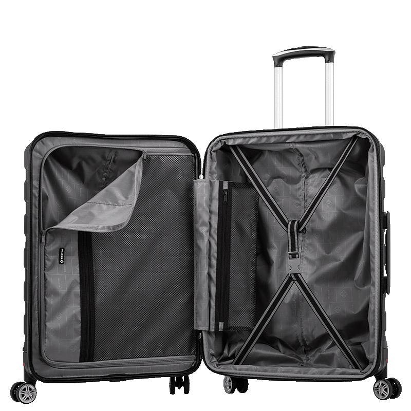 Mala de Viagem Média com Rodas 360º Wheeless 2T - Preto Preto 5