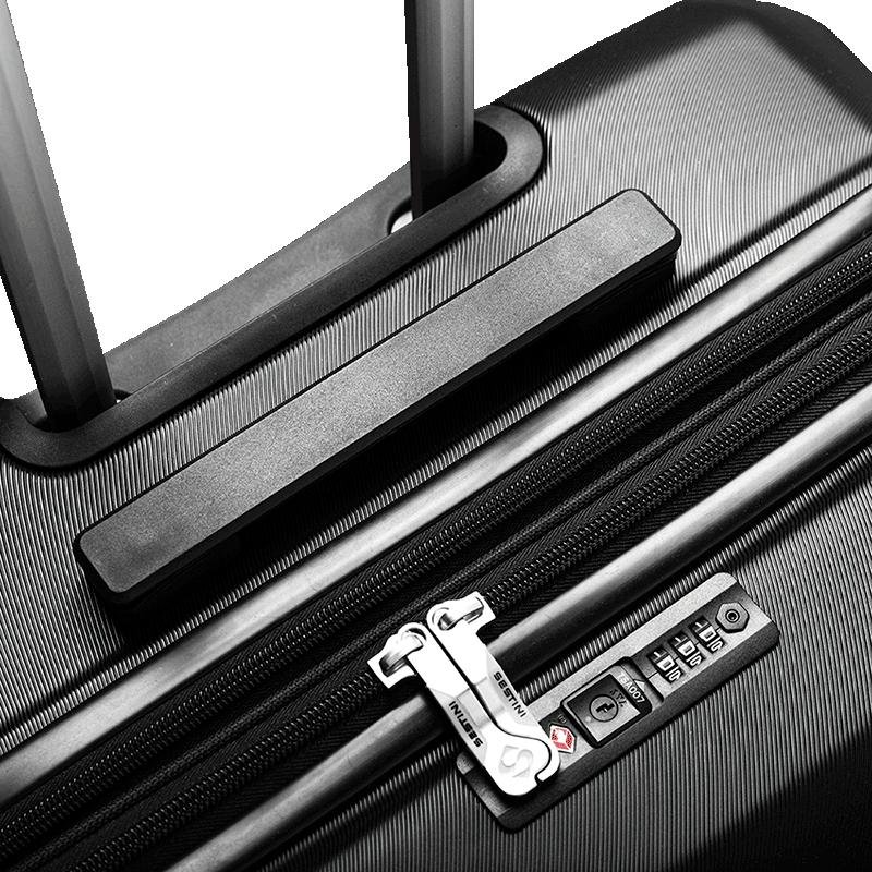 Mala de Viagem Média com Rodas 360º Wheeless 2T - Preto Preto 6