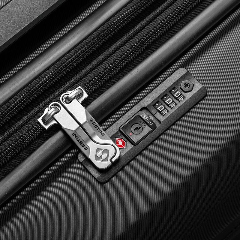 Mala de Viagem Média com Rodas 360º Wheeless 2T - Preto Preto 7