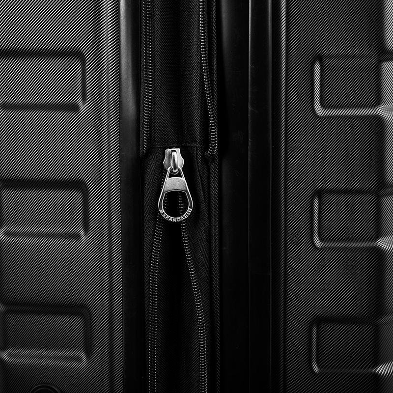 Mala de Viagem Média com Rodas 360º Wheeless 2T - Preto Preto 9