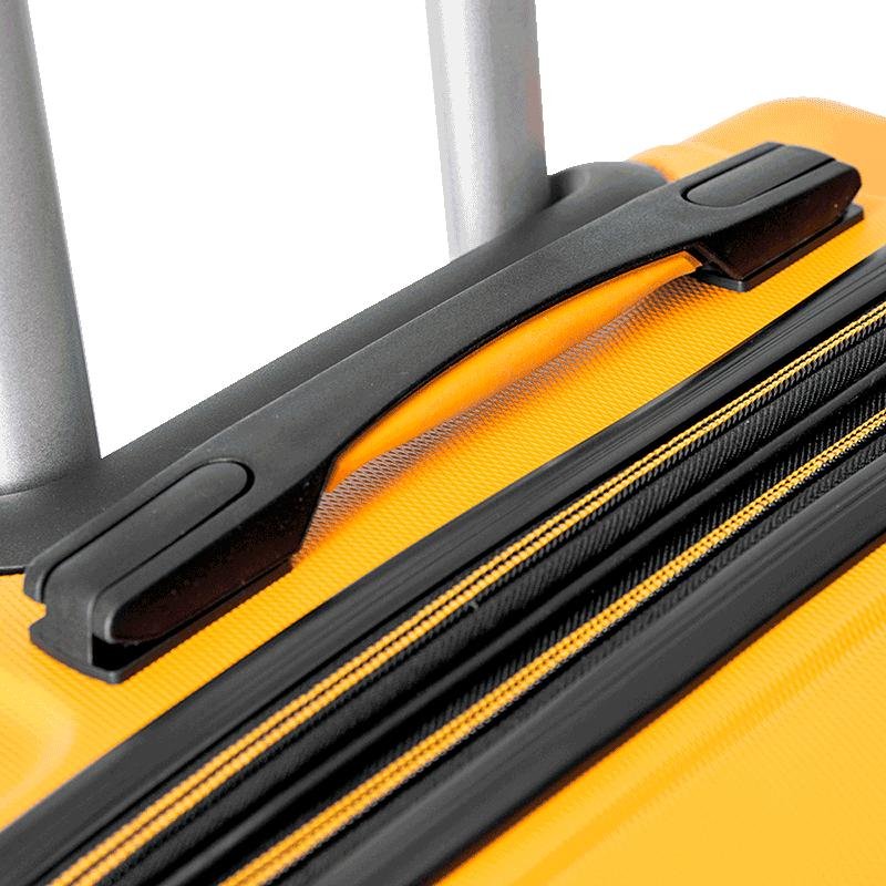 Mala de Viagem Média 23 kg ABS com Rodas 360° Racer - Amarelo Amarelo 11