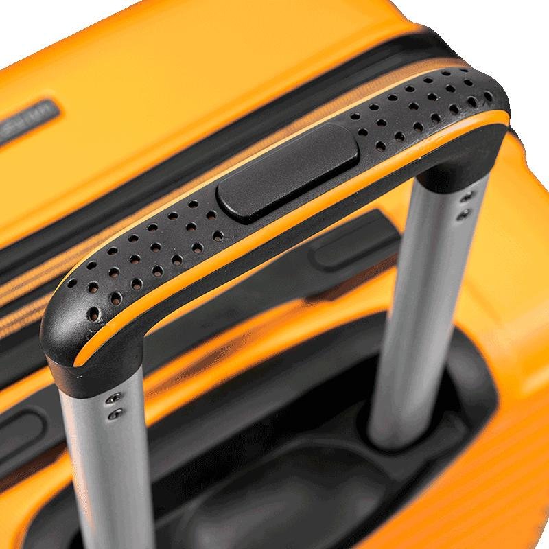 Mala de Viagem Média 23 kg ABS com Rodas 360° Racer - Amarelo Amarelo 12