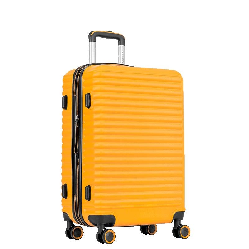 Mala de Viagem Média 23 kg ABS com Rodas 360° Racer - Amarelo Amarelo 3