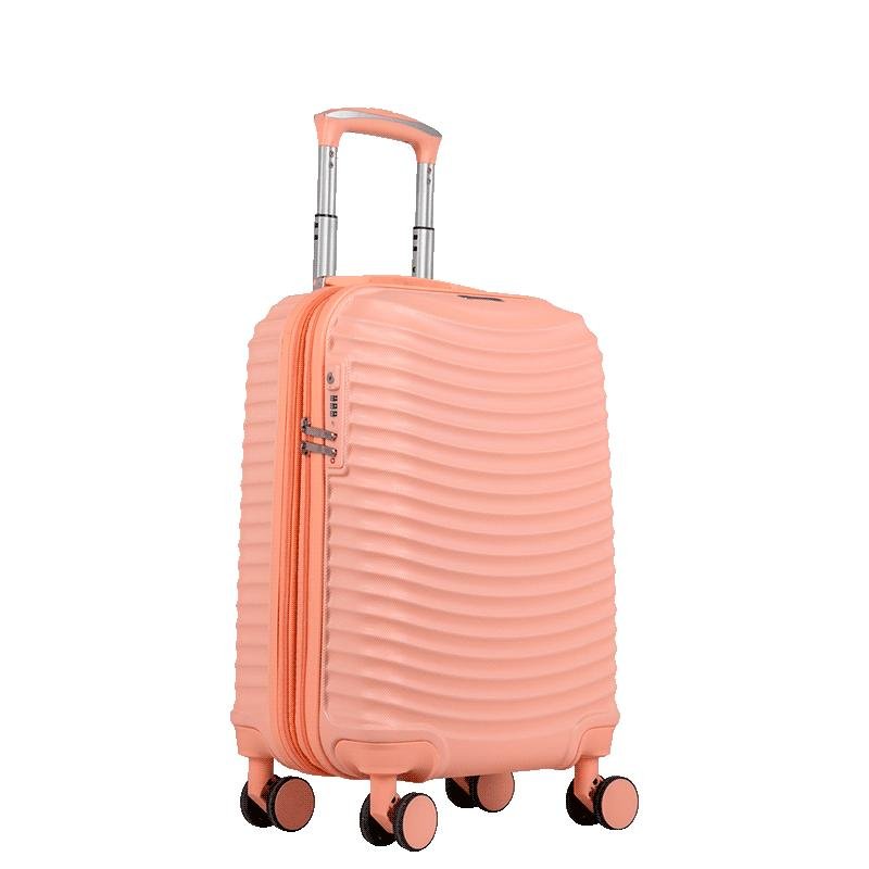 Mala de Viagem Pequena com Rodas 360° Vega 3T - Coral Rosa 2