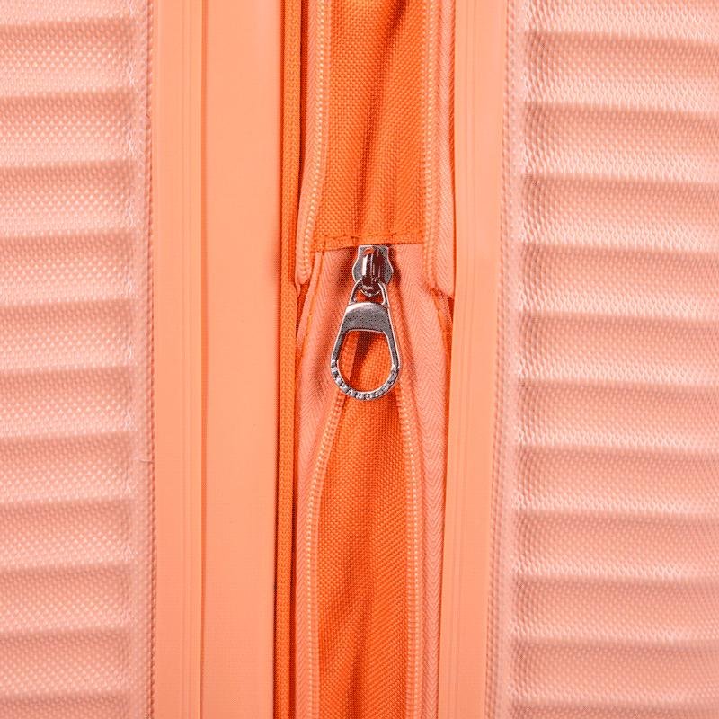 Mala de Viagem Pequena com Rodas 360° Vega 3T - Coral Rosa 7