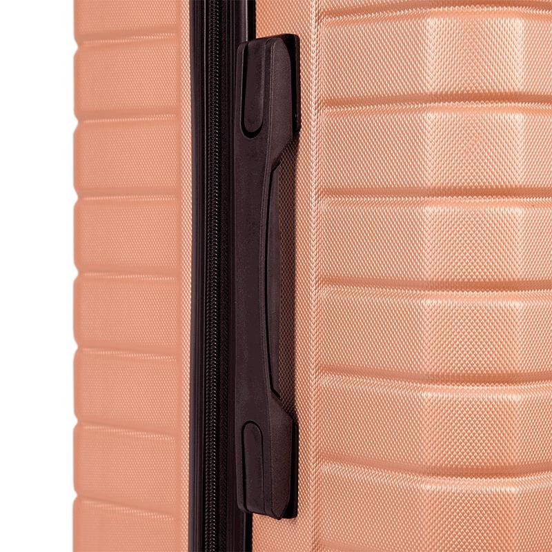 Mala Grande Rígida com Rodas 360° Deluxe - Dourado Dourado 9