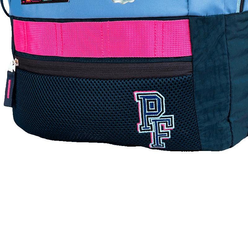 Mochila 2 Compartimentos Paul Frank Casual Patches - Azul Azul 10