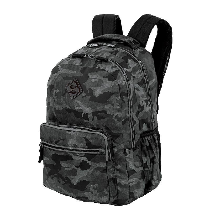 Mochila 2 Compartimentos Sestini College 3 - Camuflado Cinza Cinza 3